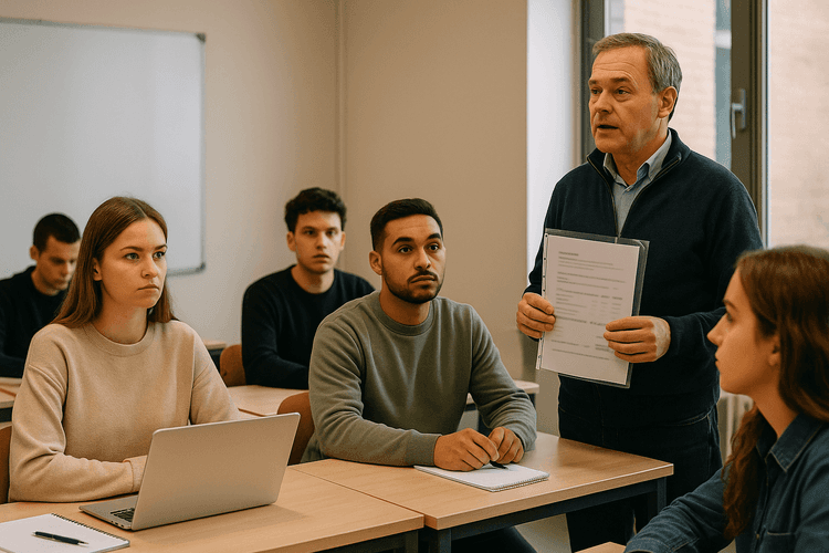 cours en bts banque